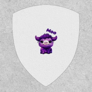Purple Cow Oversized T-Shirt Patch