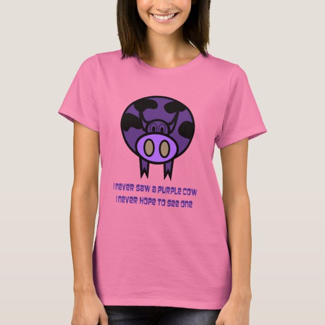 Purple cow T shirt (Front)