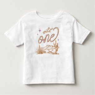 Purple Cowgirl First Birthday Tee Shirt