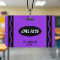 Purple Crayon Teacher Student Classroom Hall Pass