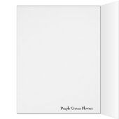 Purple Crocus Flowers Cards (Inside (Left))