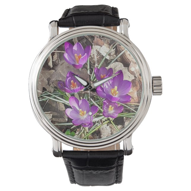 Purple Crocus Watch (Front)