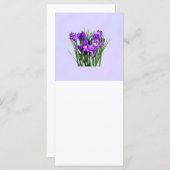 Purple Crocuses (Front/Back)