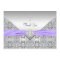 Purple Cross Elegant Christian Thank You Card