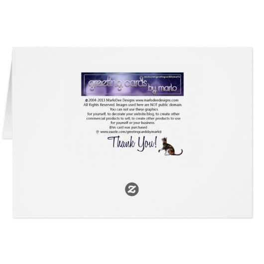 Purple Cross Happy Easter Greeting Card (Back Horizontal)