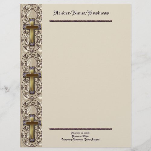 Purple Cross Letterhead