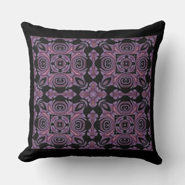Purple  Cross Pillow (Front)