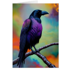 Purple Crow, All purpose card