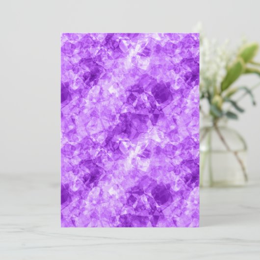 Purple Crumpled Texture (Standing Front)