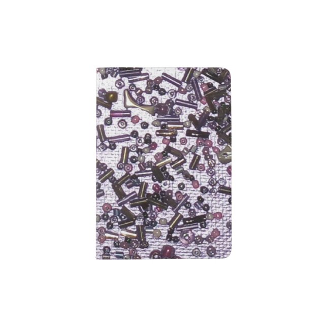 Purple crunch passport holder (Front)