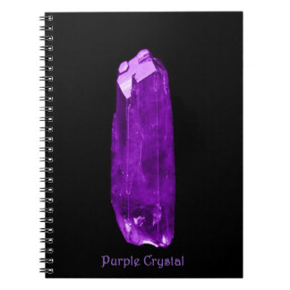 Purple Crystal Small Notebook