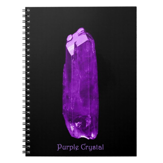 Purple Crystal Small Notebook (Front)