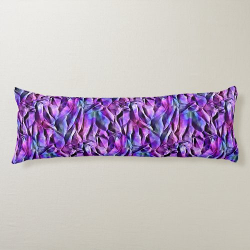 Purple crystals  body pillow