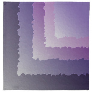 Purple crystals cloth napkin