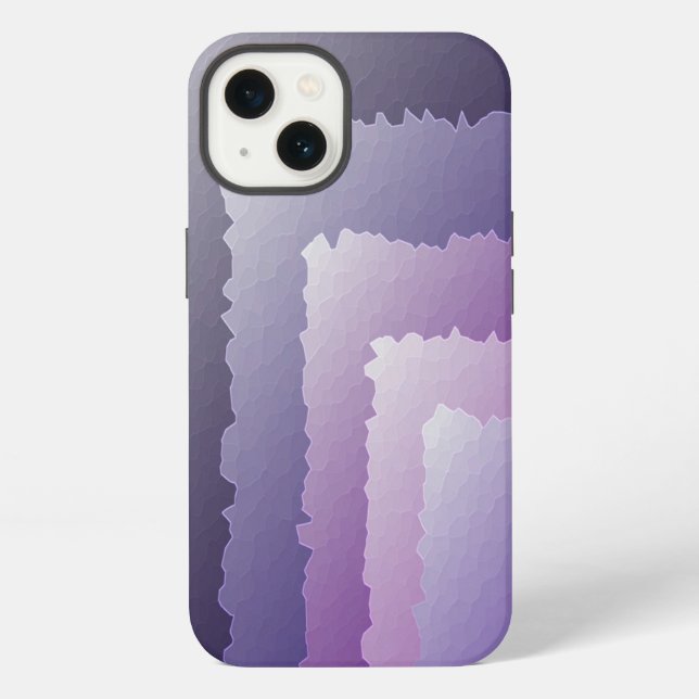 Purple crystals iphone case (Back)