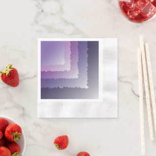 Purple crystals napkins