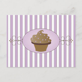 Purple Cupcake Postcard