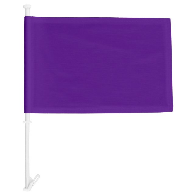 Purple Custom Car Flag for Events (Front)