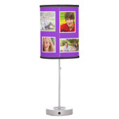 Purple Custom Family Photo Lamp (Back)