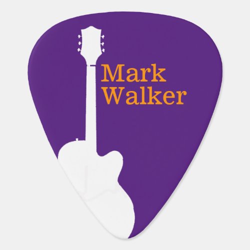 purple custom guitar picks for the guitarist