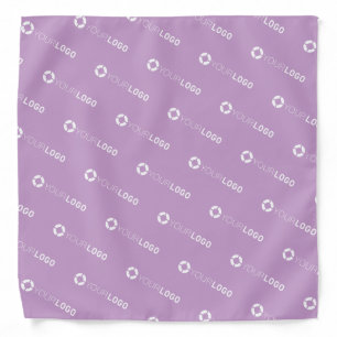 Purple Custom Logo business branded promotional Bandana
