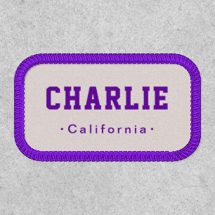 Purple custom name patches