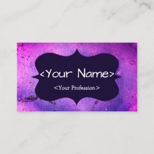 Purple Customizeable Spiritual Buisness Card