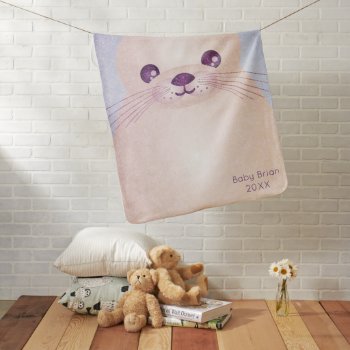 Purple Cute Baby Blanket by nyxxie at Zazzle
