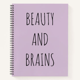 Purple Cute Confident Rae Dunn Motivational School Notebook