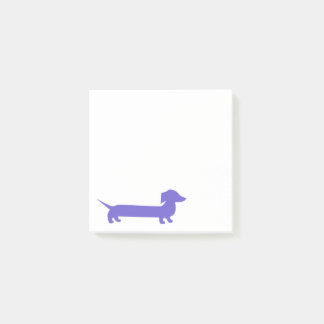 Purple Dachshund Cute Doxie Post-it Notes