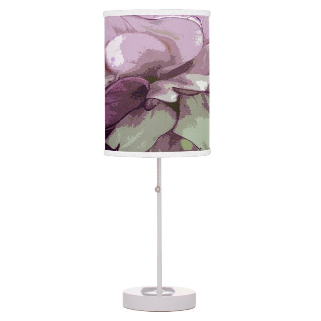 Purple Dahlia Design Lamp Shade