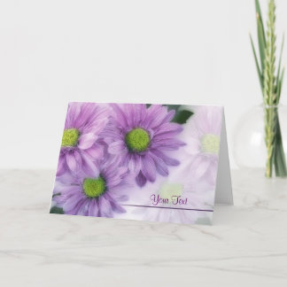 Purple Daisies Card