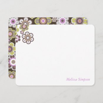 Purple Daisies Flowers Blooms Baby Shower Thank Yo Invitation by fatfatin_design at Zazzle