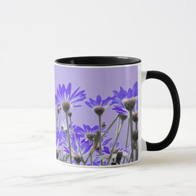 Purple Daisies Mug (Right)