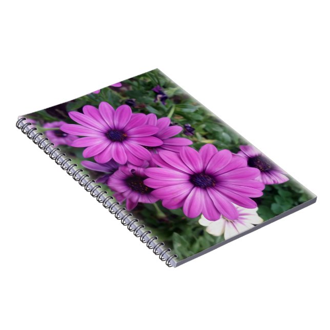 Purple daisies notebook (Right Side)