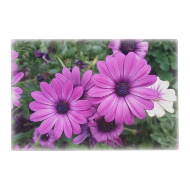 Purple daisies placemat (Front)