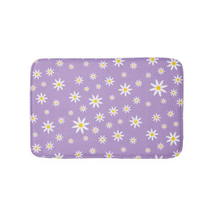 Purple Daisy Bath Mat