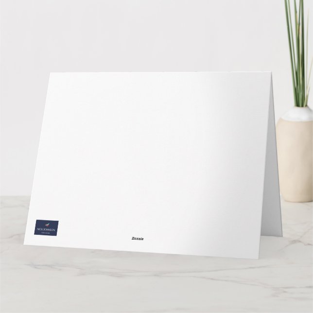 Purple Daisy Card (Back)