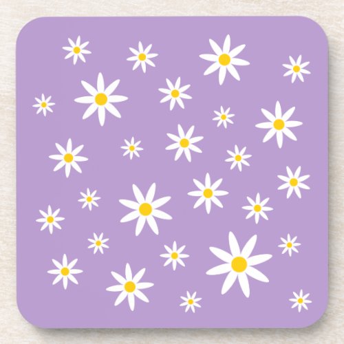 Purple Daisy Coasters