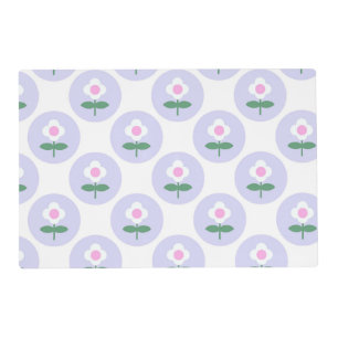 Purple Daisy Flower Baby Shower in Bloom Party Placemat