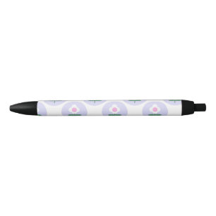 Purple Daisy Flower Back to School Stationery Pen