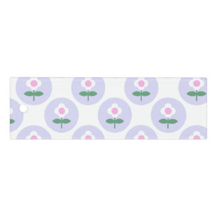 Purple Daisy Flower Back to School Stationery Ruler