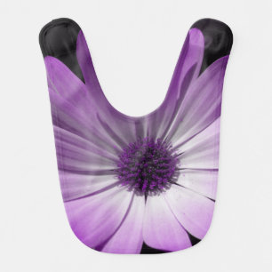 Purple Daisy Flower Bib