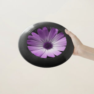 Purple Daisy Flower Frisbee