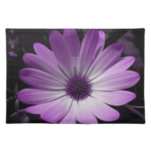 Purple Daisy Flower Placemat