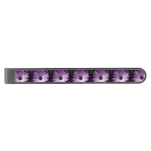 Purple Daisy Flower Tie Bar