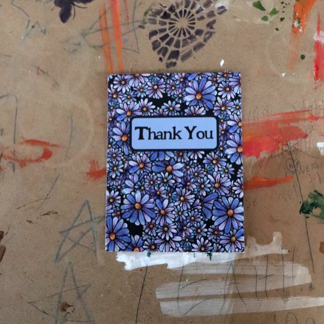 Purple Daisy Flowers                         Postcard (Creator Uploaded)