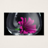 Purple Daisy in Glass (Back)