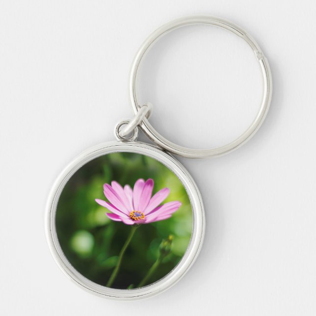 Purple Daisy Keychain (Front)