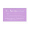 Purple Daisy on Black Salon Hair Stylist